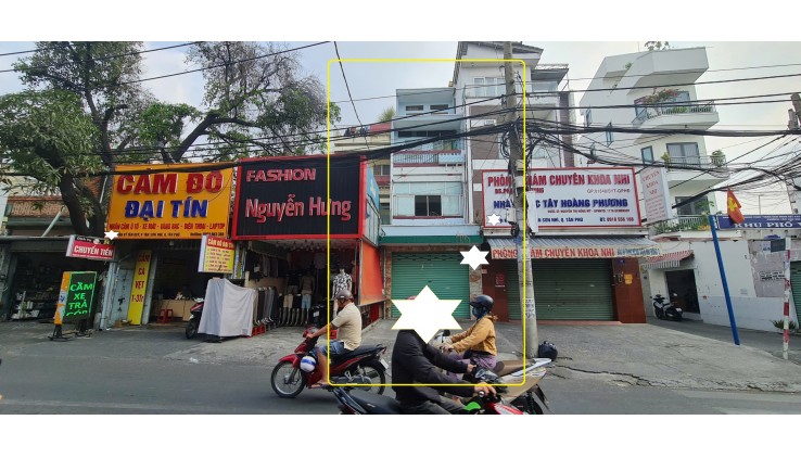 Cho thuê nhà Mặt Tiền Tân Kỳ Tân Quý q.Tân Phú, 72m², 2Lầu- GẦN NGÃ TƯ TRƯỜNG CHINH
